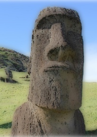 モアイ像画像